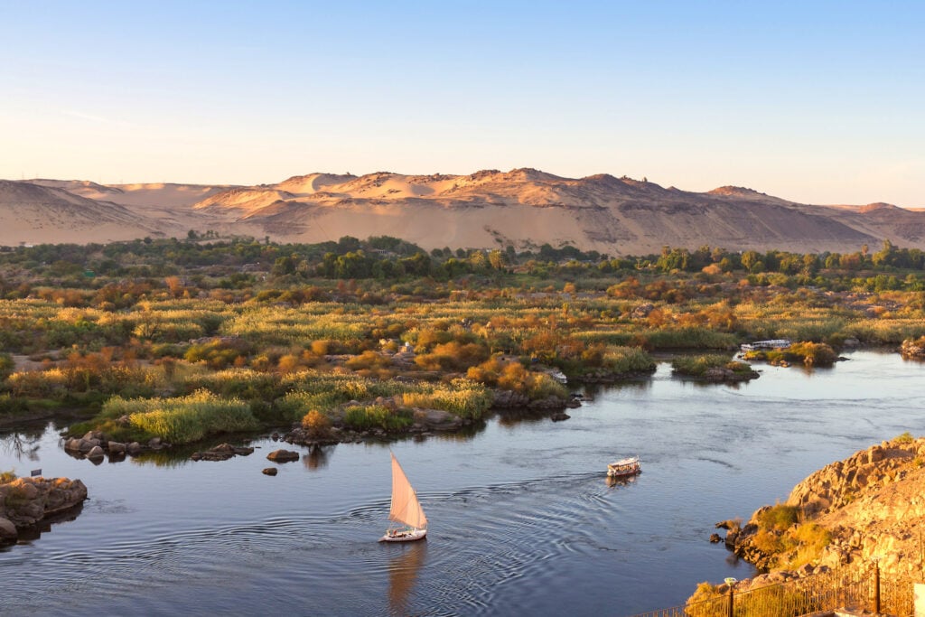 Life on River Nile, Aswan, Egypt